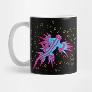 Blue dragon nudibranch Glaucus atlanticus Mug